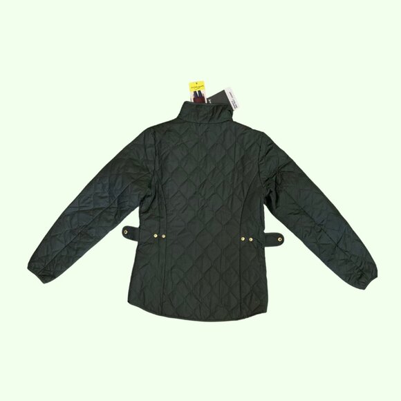 Eddie Bauer Women’s Olive Mod Quilt Jacket - SMALL - NWT - Picture 3 of 13